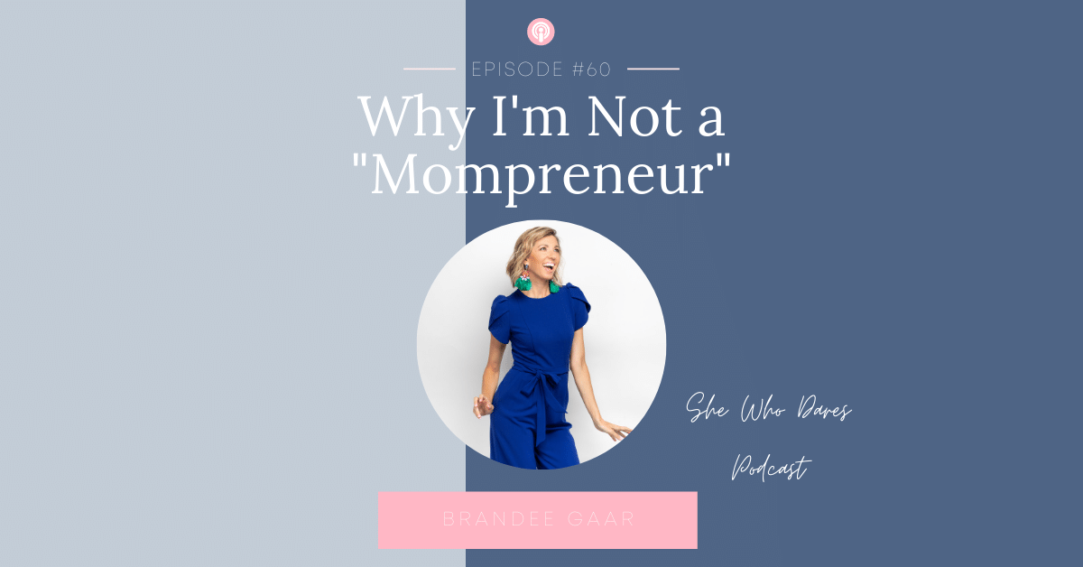Why I'm Not A Mompreneur