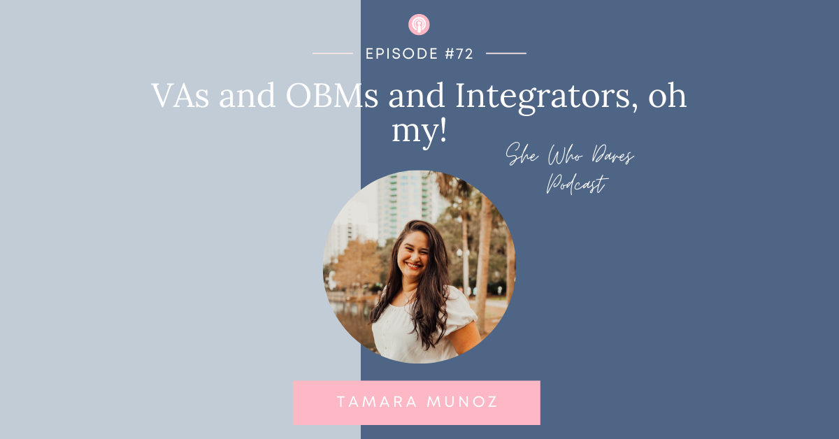 VAs and OBMs and Integrators, oh my!