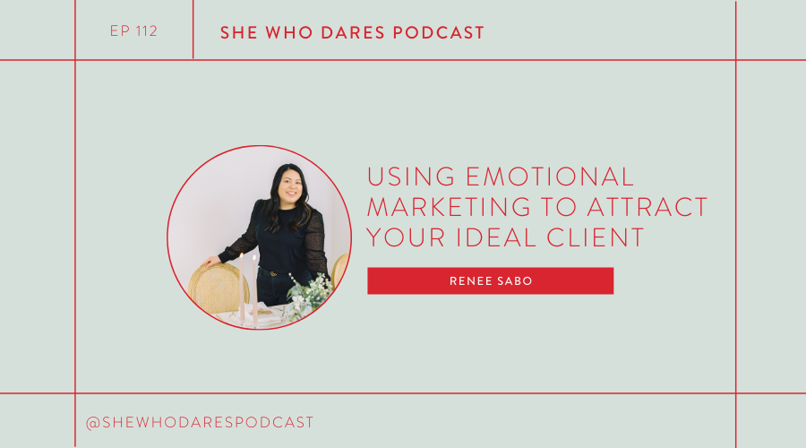 Using emotional marketing to attract your ideal client with Renee Sabo