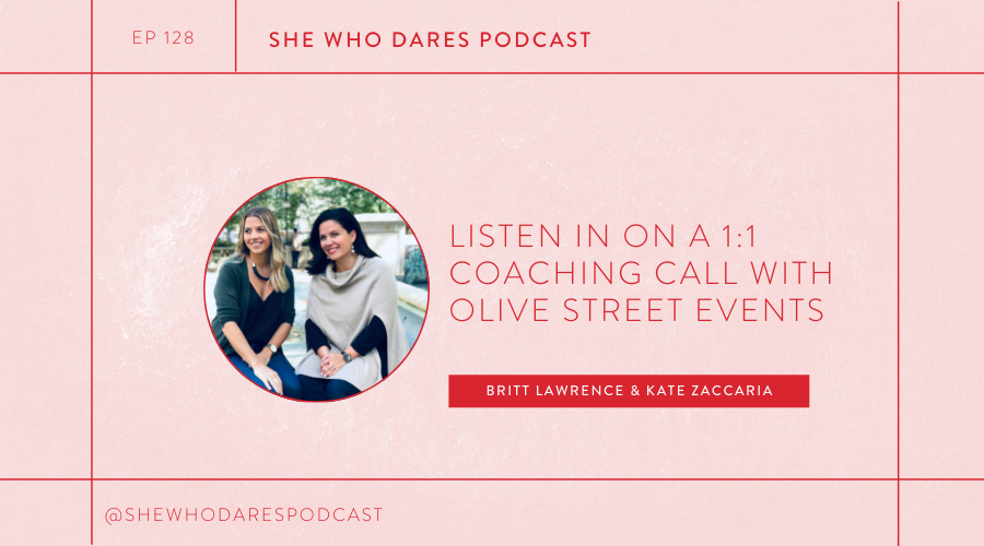 Listen in on a 1:1 Coaching Call with Olive Street Events